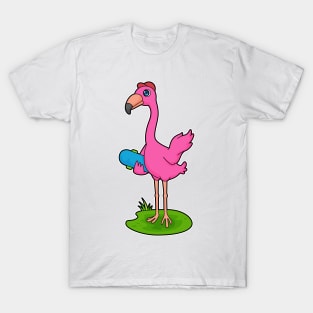 Flamingo Skater Skateboard T-Shirt